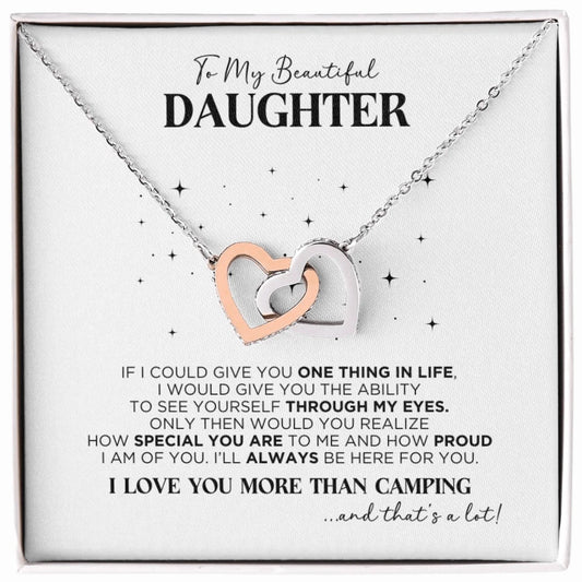 To My Daughter Special Necklace Gift - The Outlander Gifts