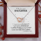 To My Daughter Special Necklace Gift - The Outlander Gifts