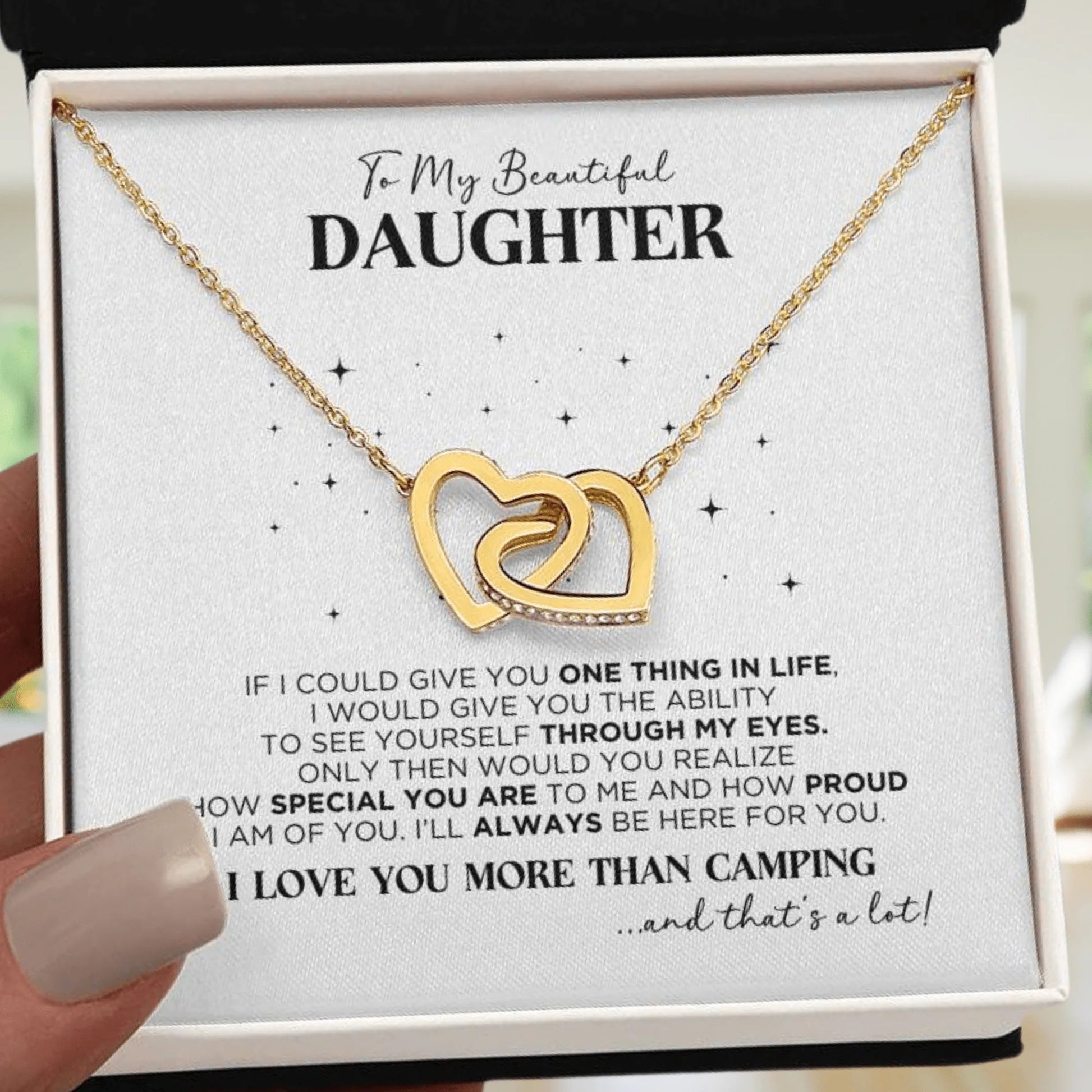 To My Daughter Special Necklace Gift - The Outlander Gifts