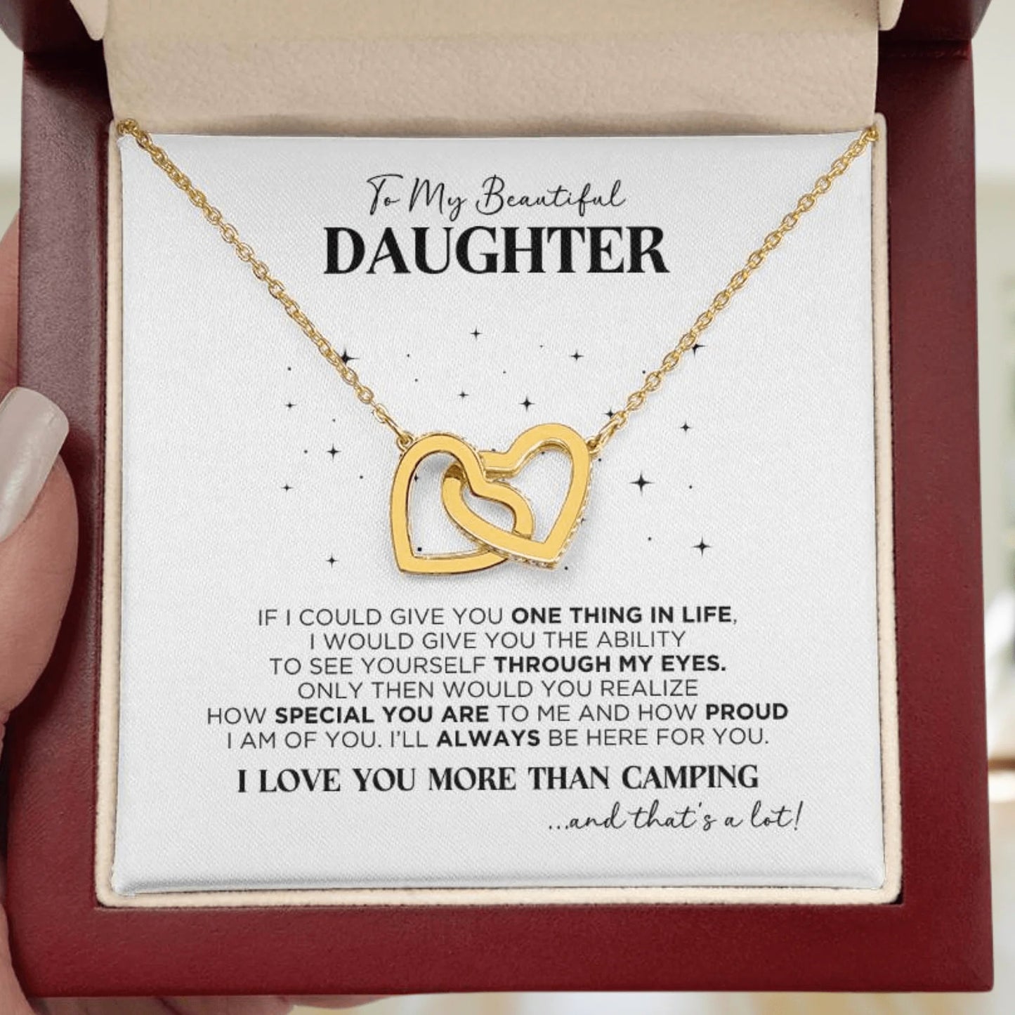 To My Daughter Special Necklace Gift - The Outlander Gifts