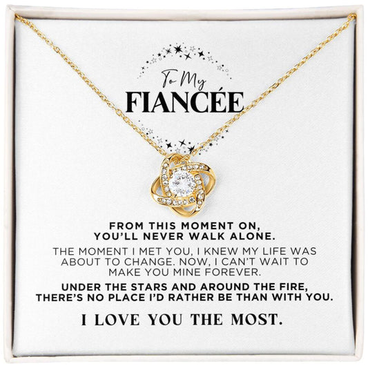 To My Fiancée Stars Necklace Gift - The Outlander Gifts