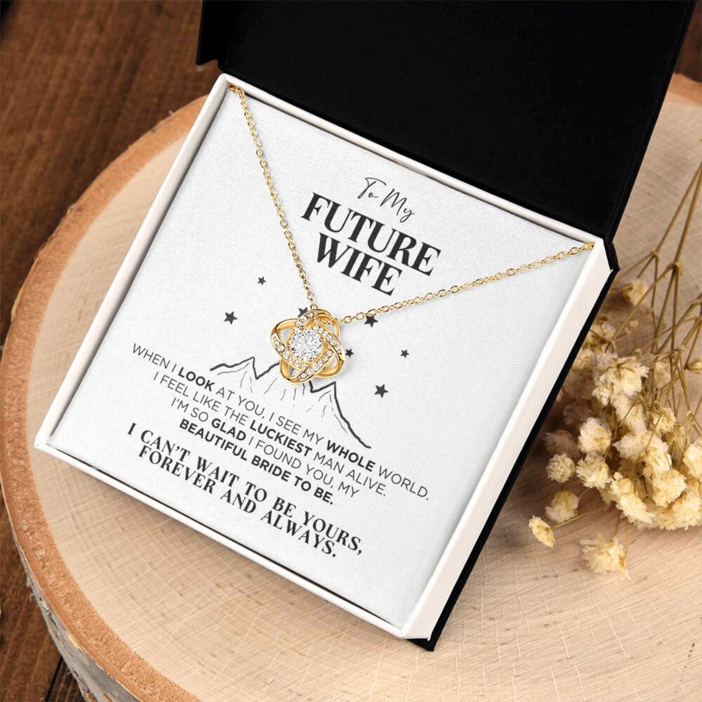 To My Future Wife Whole World Necklace - The Outlander Gifts