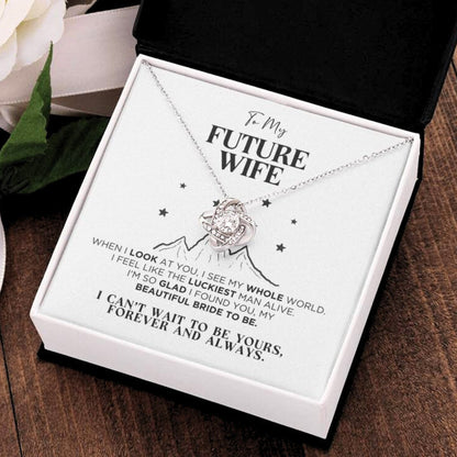 To My Future Wife Whole World Necklace - The Outlander Gifts