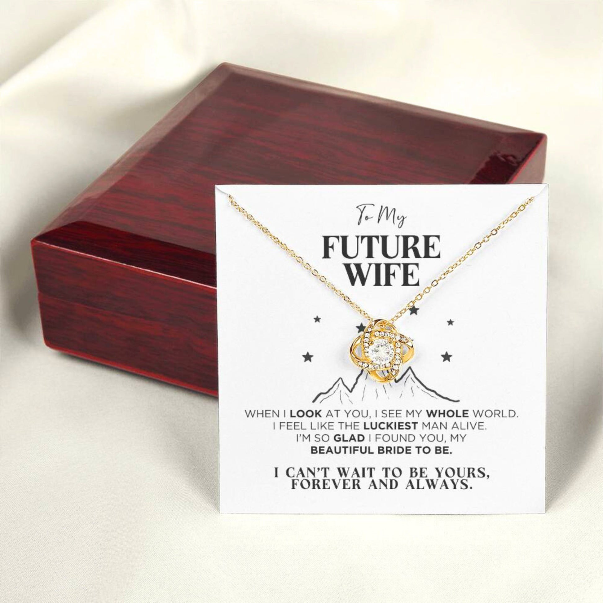 To My Future Wife Whole World Necklace - The Outlander Gifts