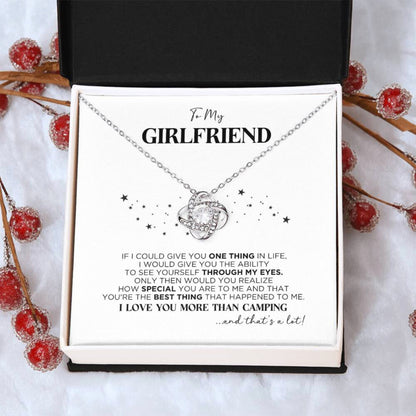 To My Girlfriend Camping Necklace - The Outlander Gifts