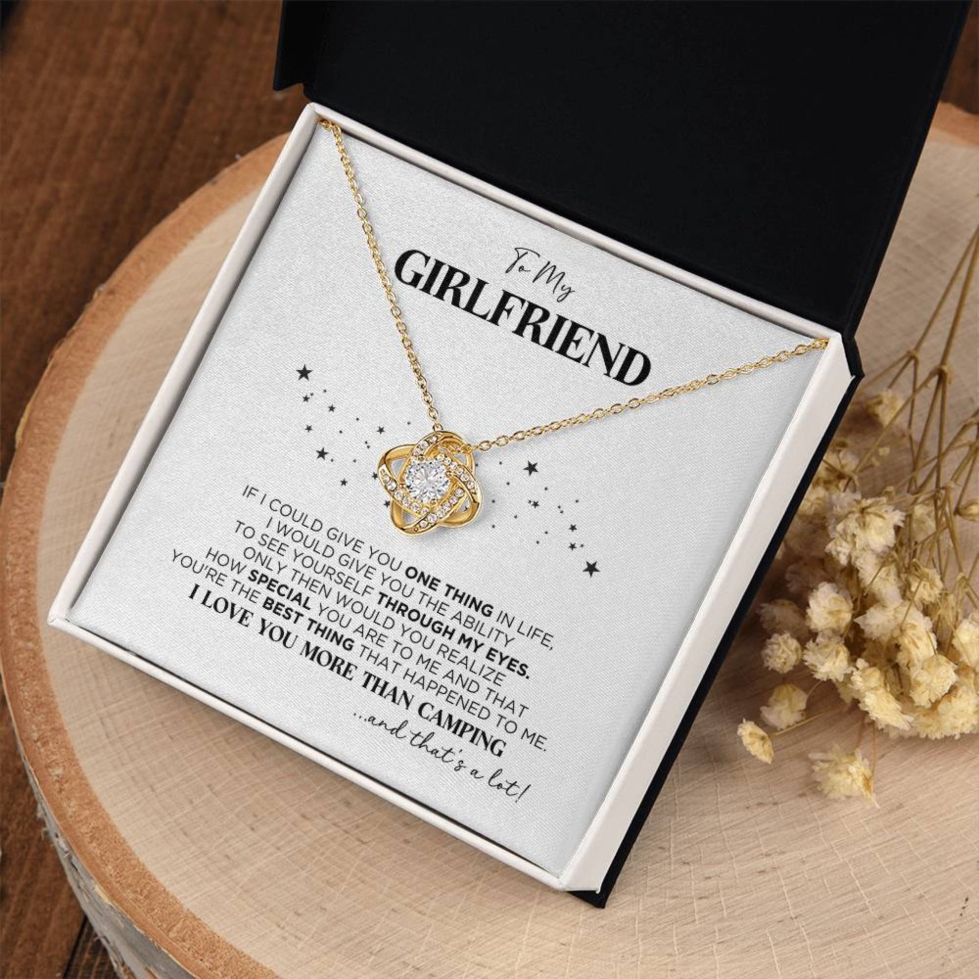 To My Girlfriend Camping Necklace - The Outlander Gifts