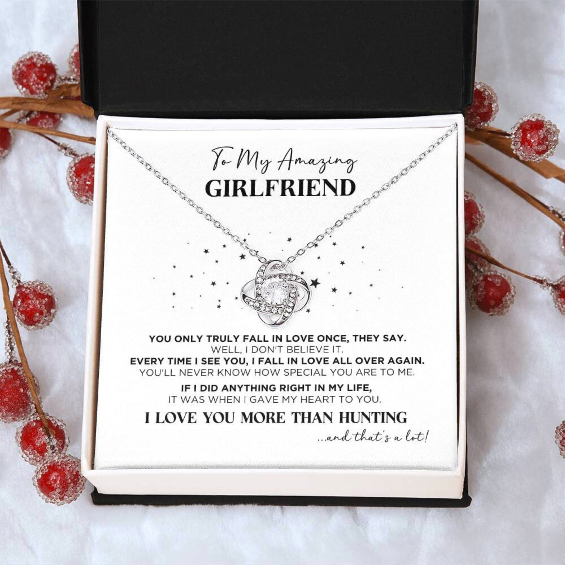 To My Girlfriend Special Necklace - The Outlander Gifts