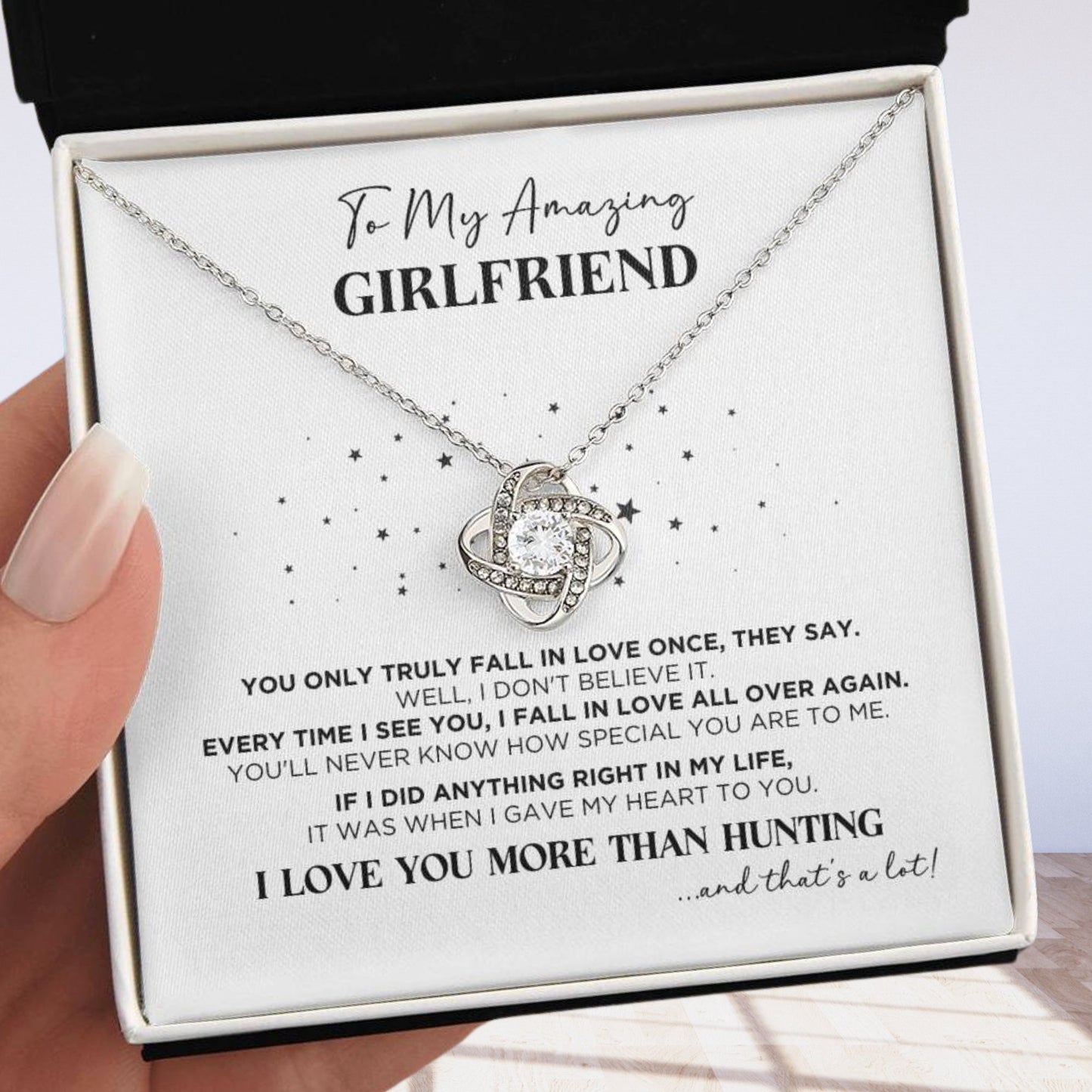 To My Girlfriend Special Necklace - The Outlander Gifts