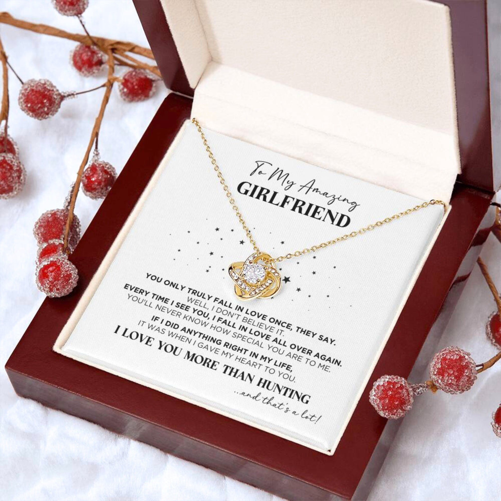 To My Girlfriend Special Necklace - The Outlander Gifts