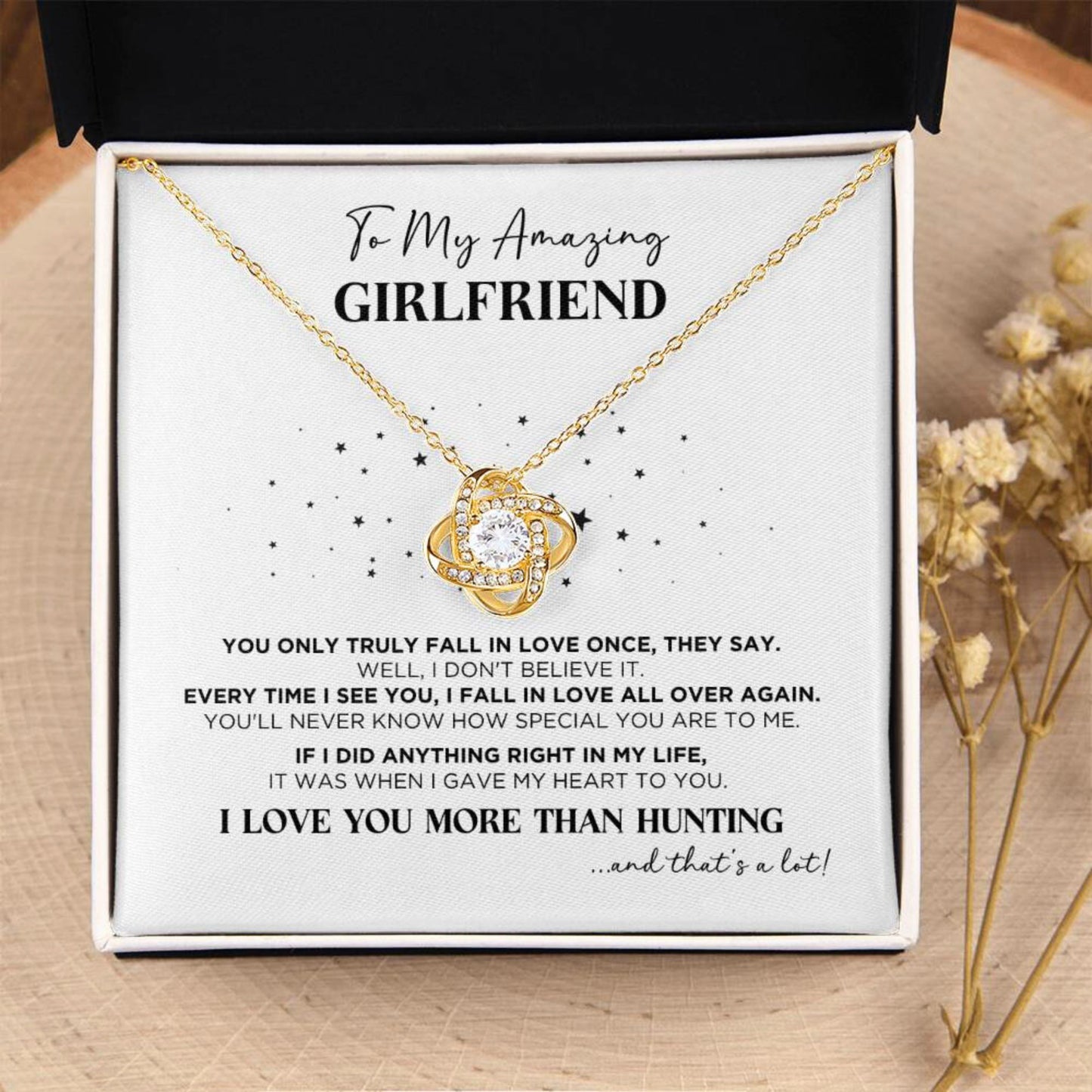 To My Girlfriend Special Necklace - The Outlander Gifts