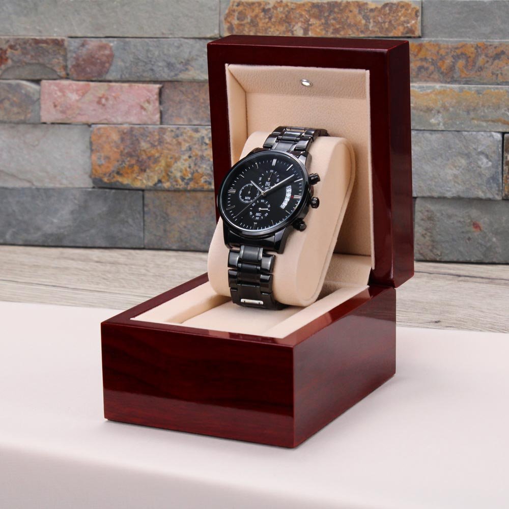 To My Grandson Engraved Watch Gift - Adventure - The Outlander Gifts