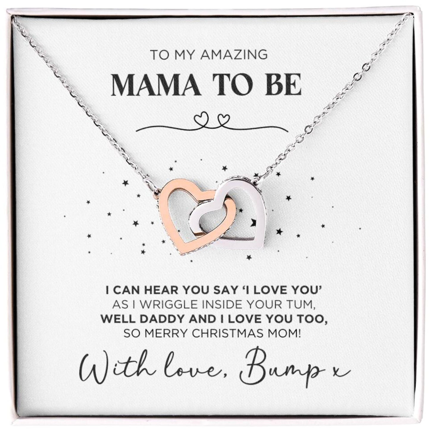 To My Mama To Be Christmas Necklace Gift - The Outlander Gifts