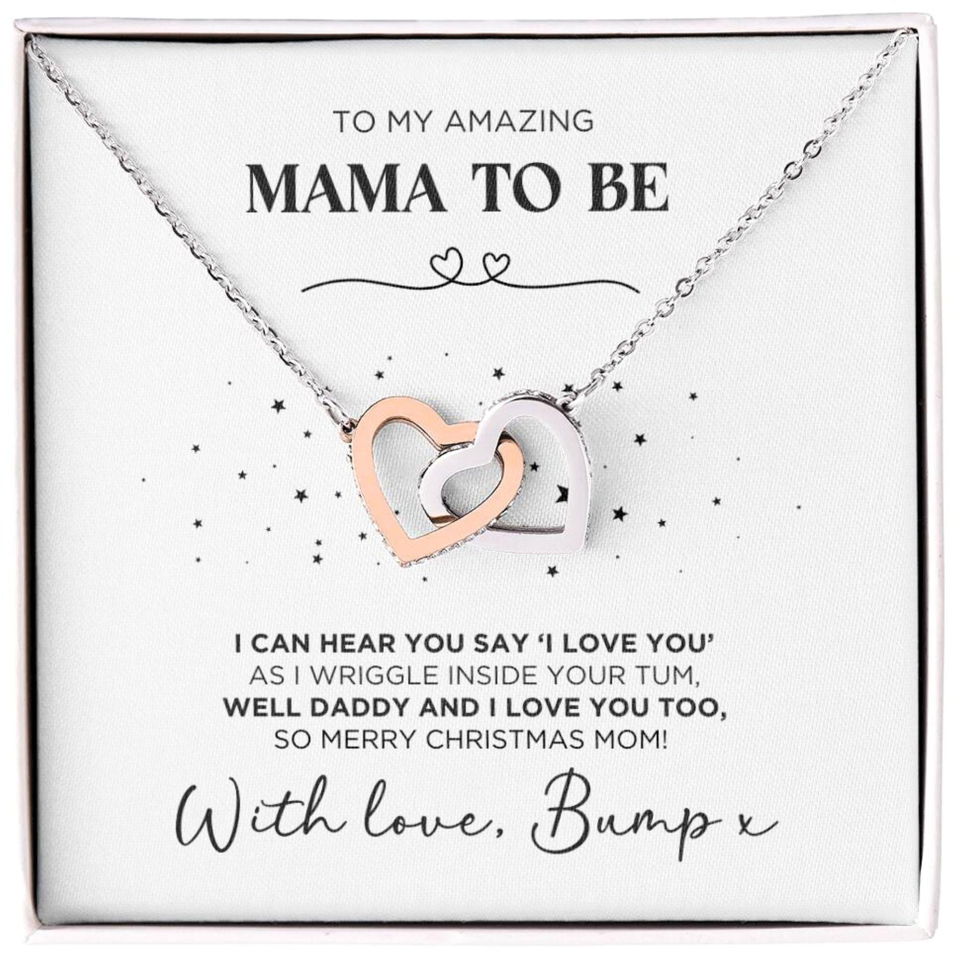 To My Mama To Be Christmas Necklace Gift - The Outlander Gifts