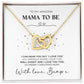 To My Mama To Be Christmas Necklace Gift - The Outlander Gifts