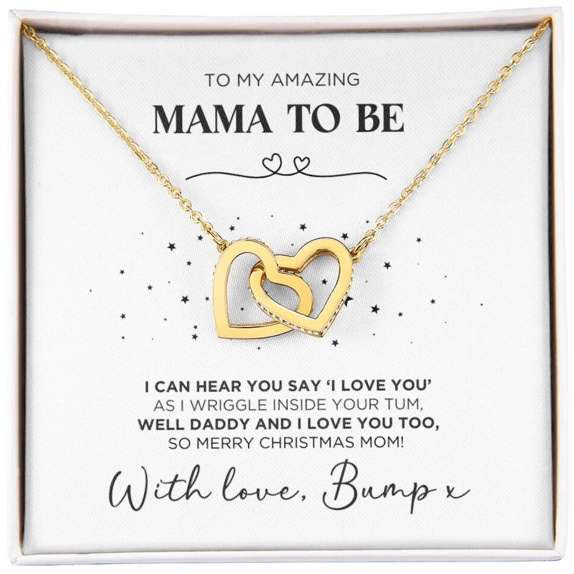 To My Mama To Be Christmas Necklace Gift - The Outlander Gifts