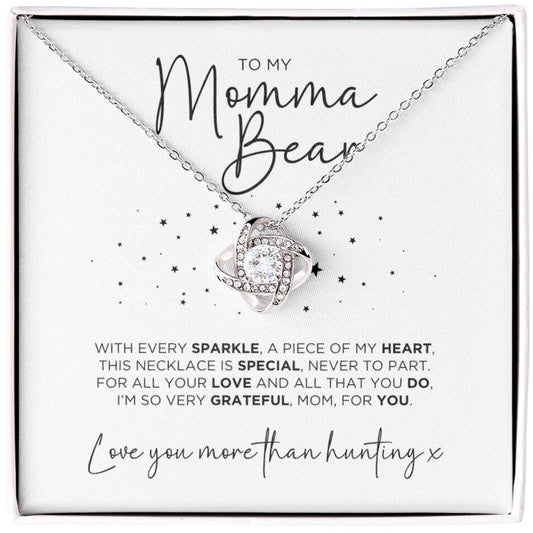 To My Momma Bear Necklace Gift For Mom - The Outlander Gifts