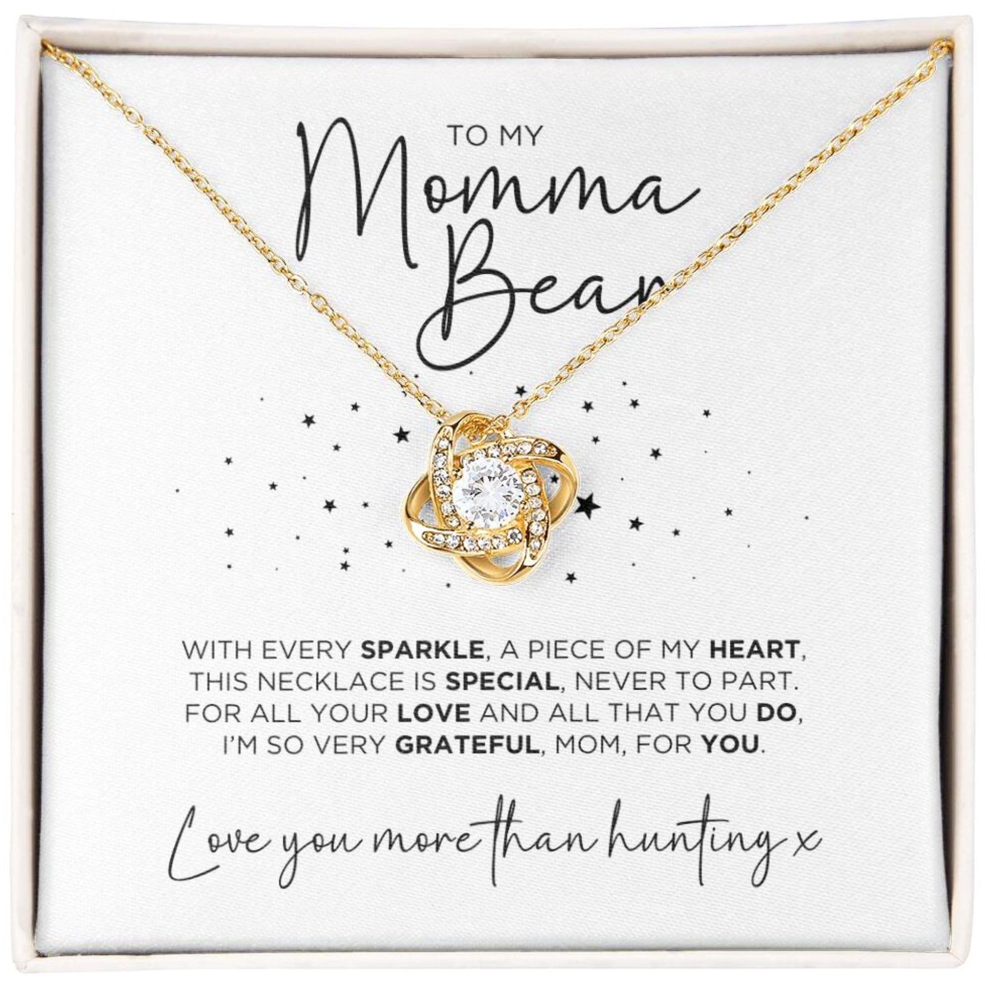 To My Momma Bear Necklace Gift For Mom - The Outlander Gifts