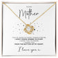 To My Mother Thank You Necklace Gift For Mom - The Outlander Gifts