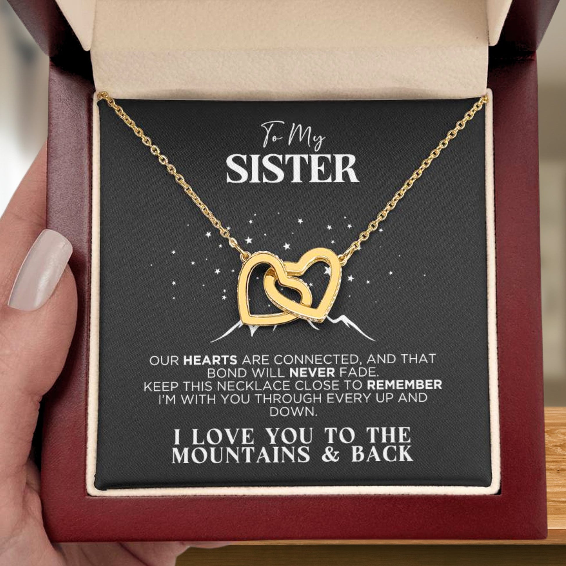 To My Sister Bonded Necklace Gift - The Outlander Gifts