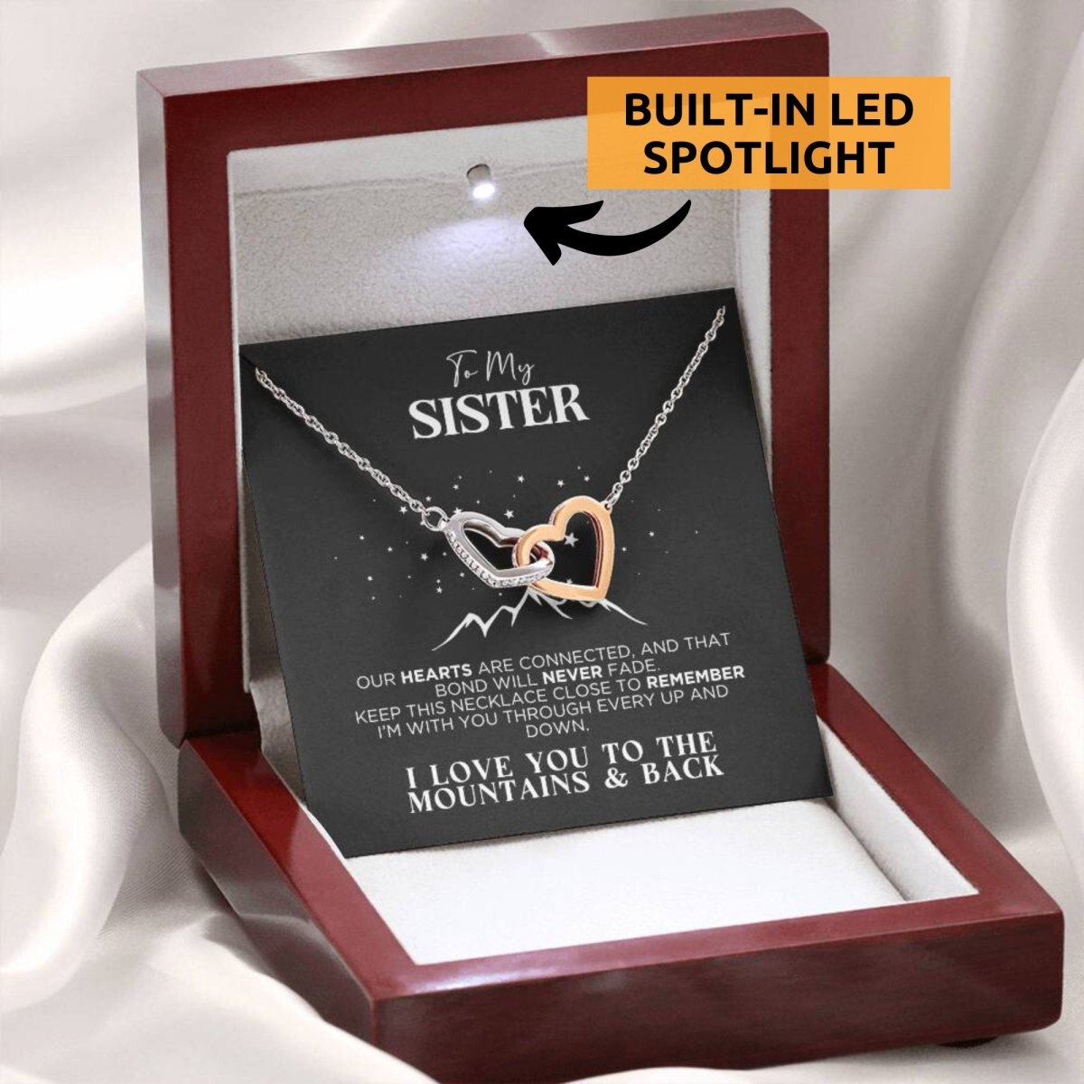 To My Sister Bonded Necklace Gift - The Outlander Gifts