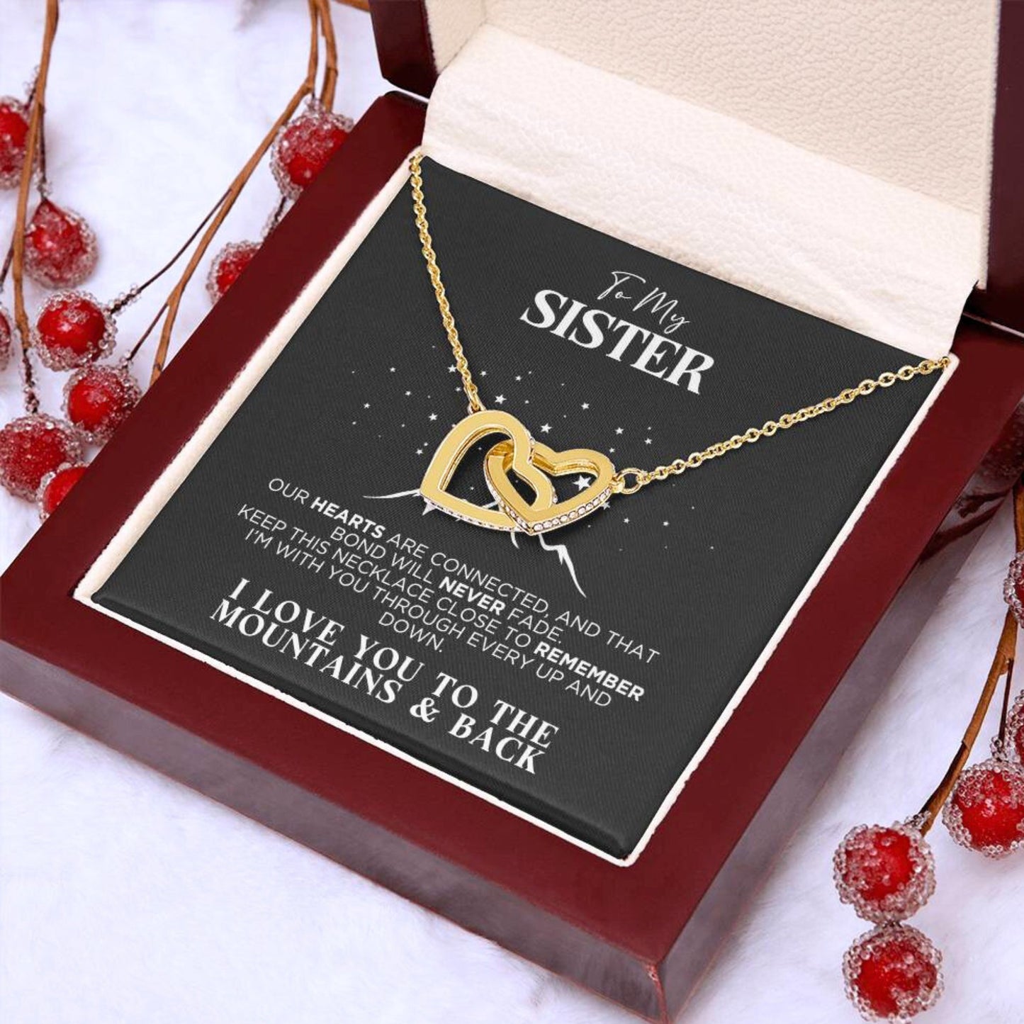 To My Sister Bonded Necklace Gift - The Outlander Gifts