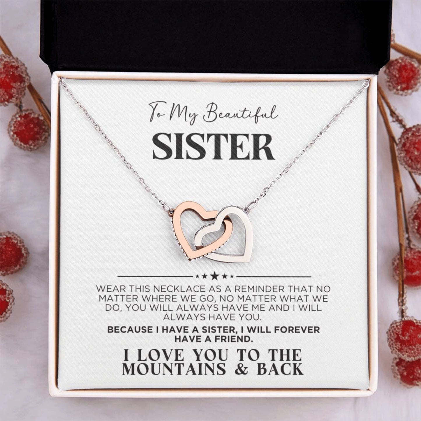 To My Sister Forever Friend Necklace - The Outlander Gifts