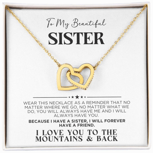 To My Sister Forever Friend Necklace - The Outlander Gifts