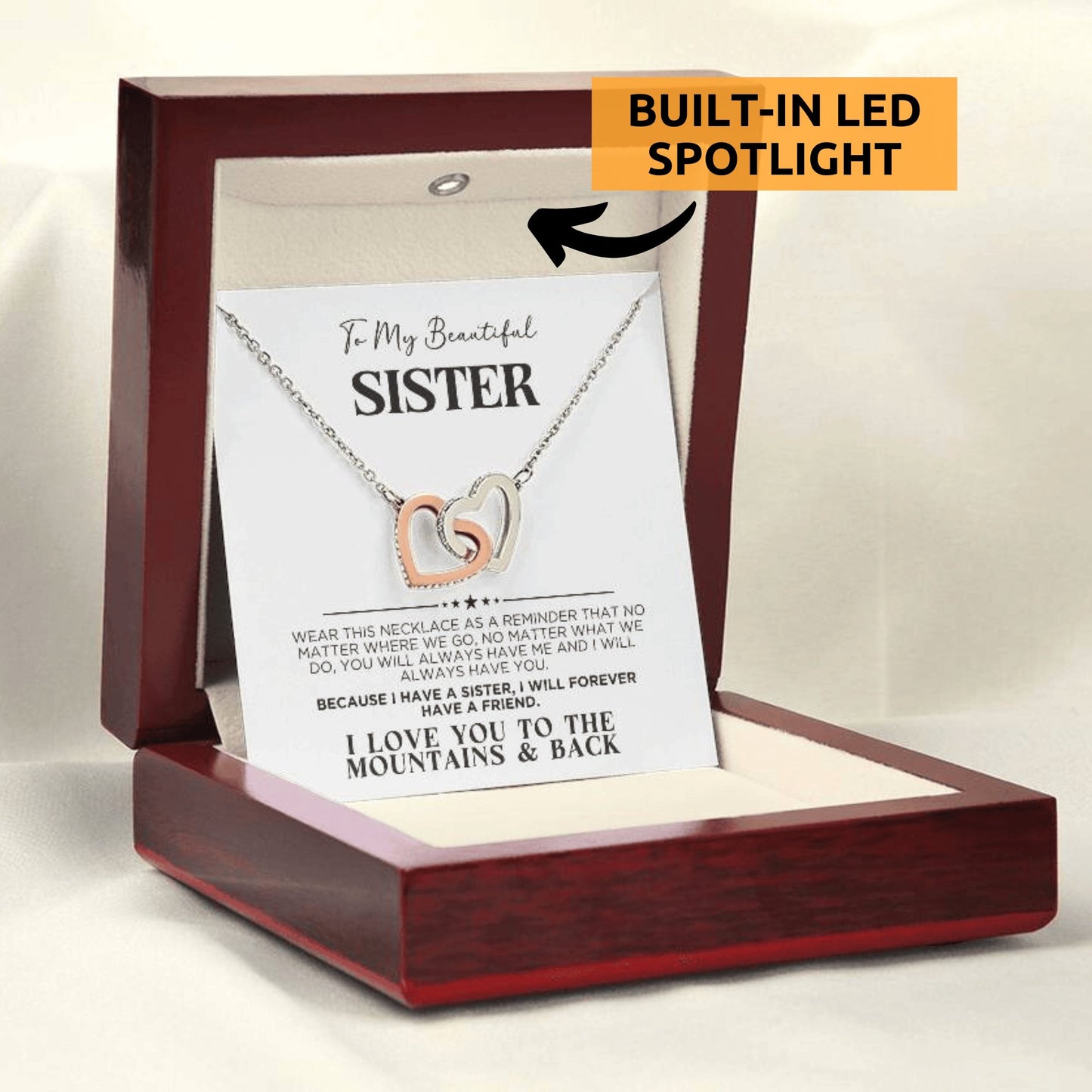 To My Sister Forever Friend Necklace - The Outlander Gifts