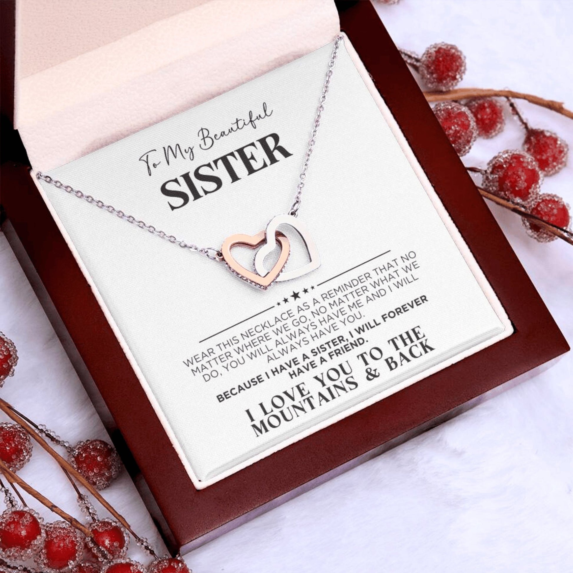 To My Sister Forever Friend Necklace - The Outlander Gifts