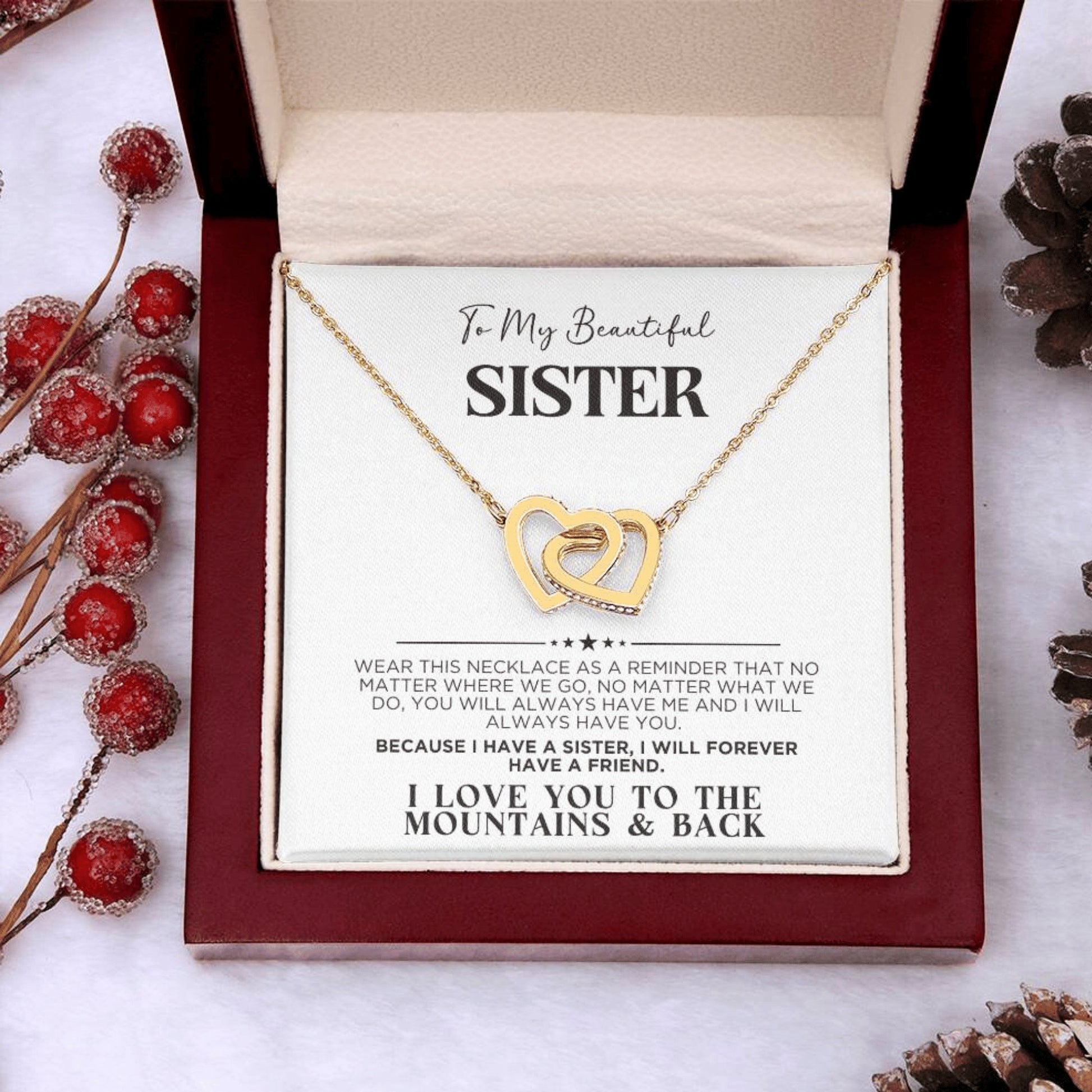 To My Sister Forever Friend Necklace - The Outlander Gifts