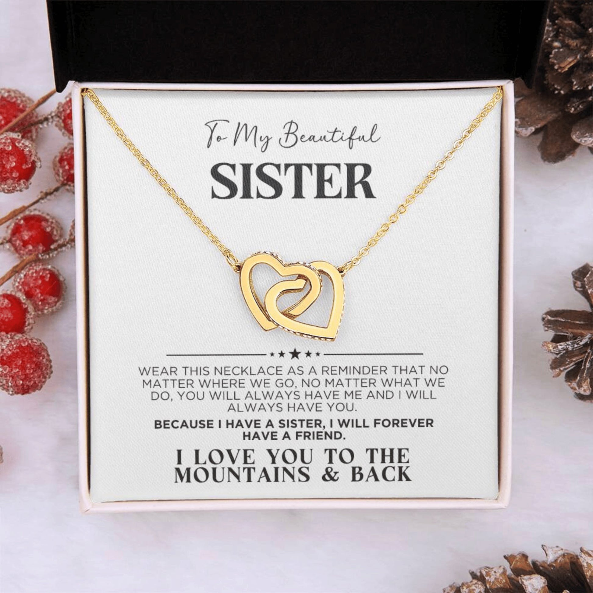 To My Sister Forever Friend Necklace - The Outlander Gifts