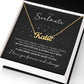 To My Soulmate Personalized Name Necklace Gift - The Outlander Gifts