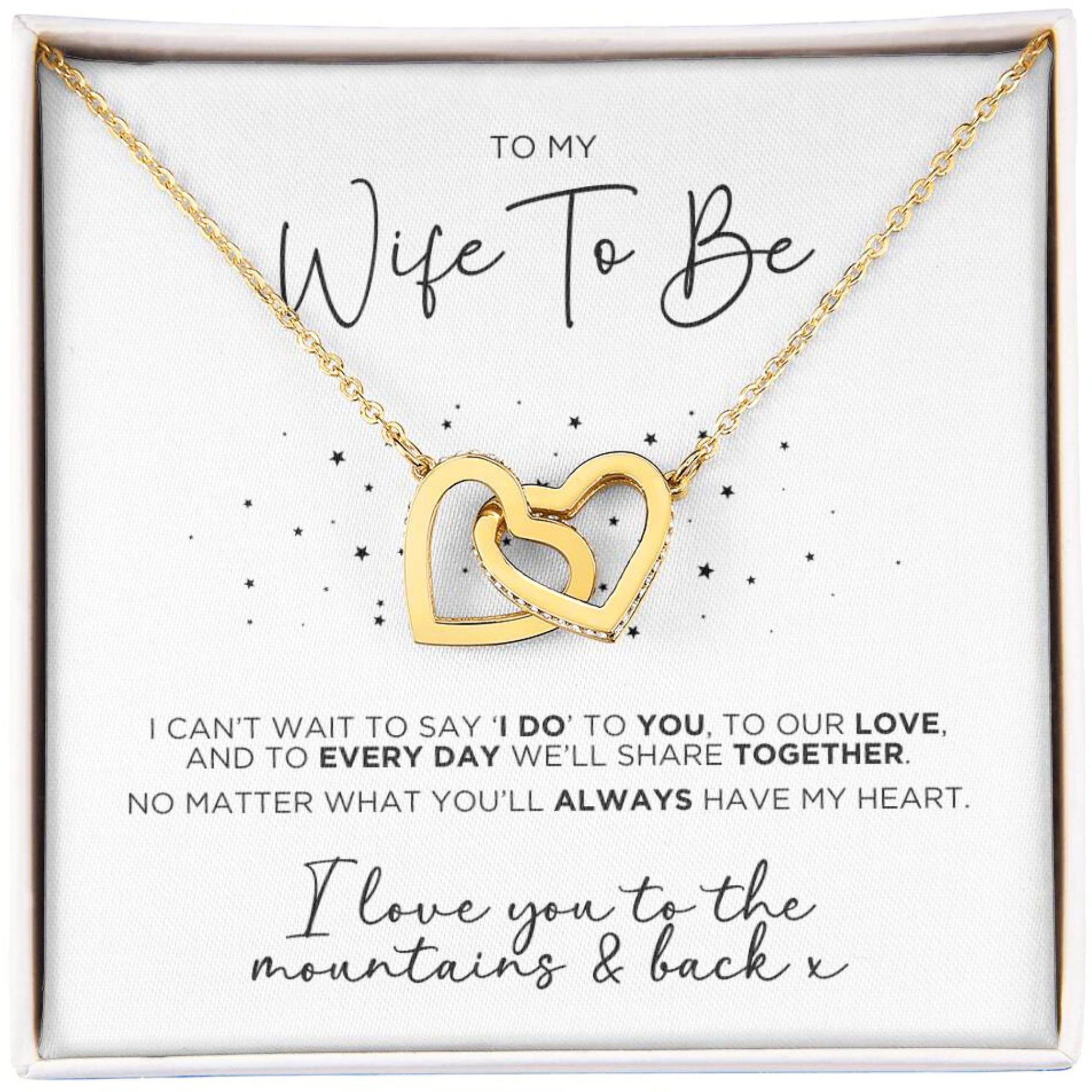 To My Wife To Be I Do Necklace Gift For Fiancée - The Outlander Gifts