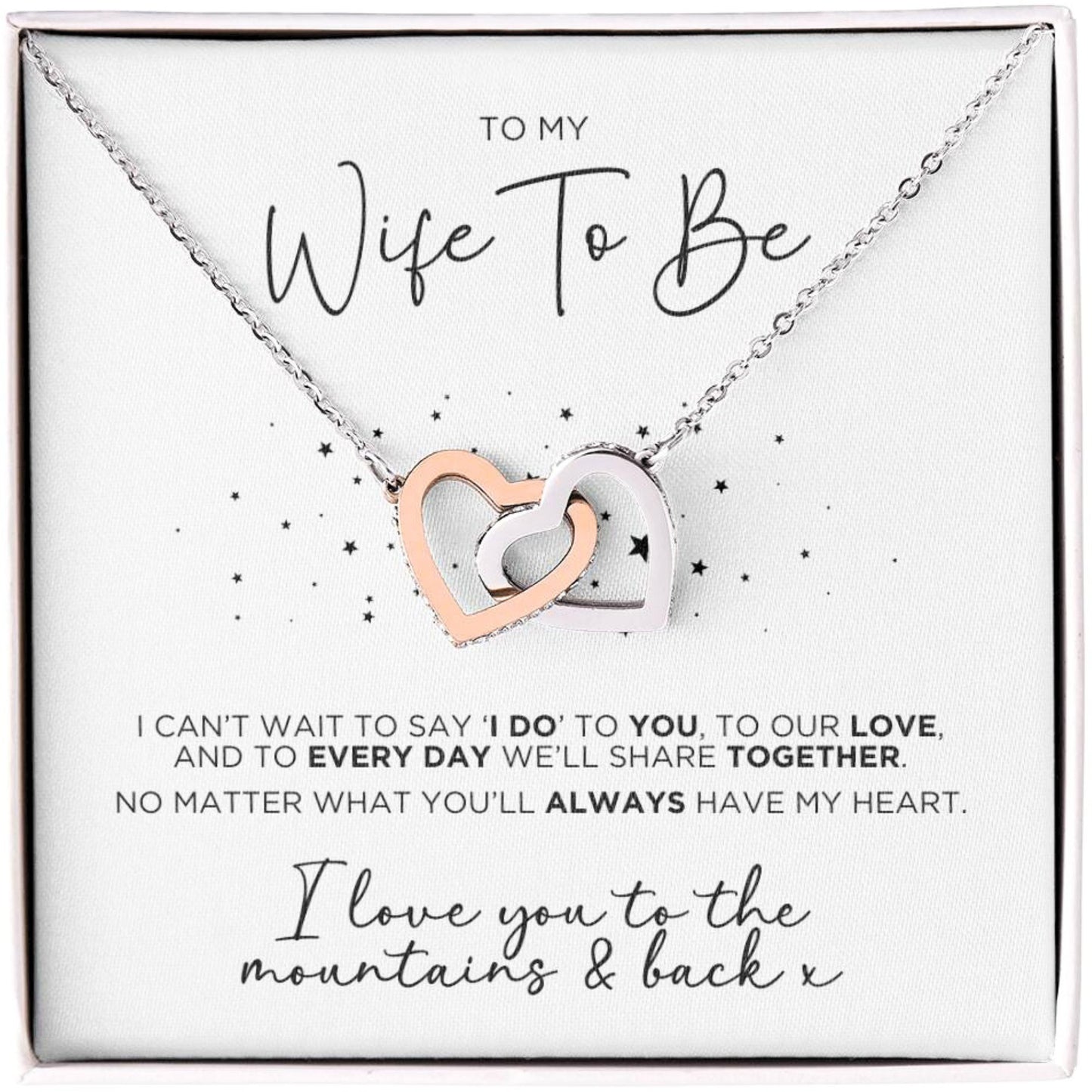 To My Wife To Be I Do Necklace Gift For Fiancée - The Outlander Gifts