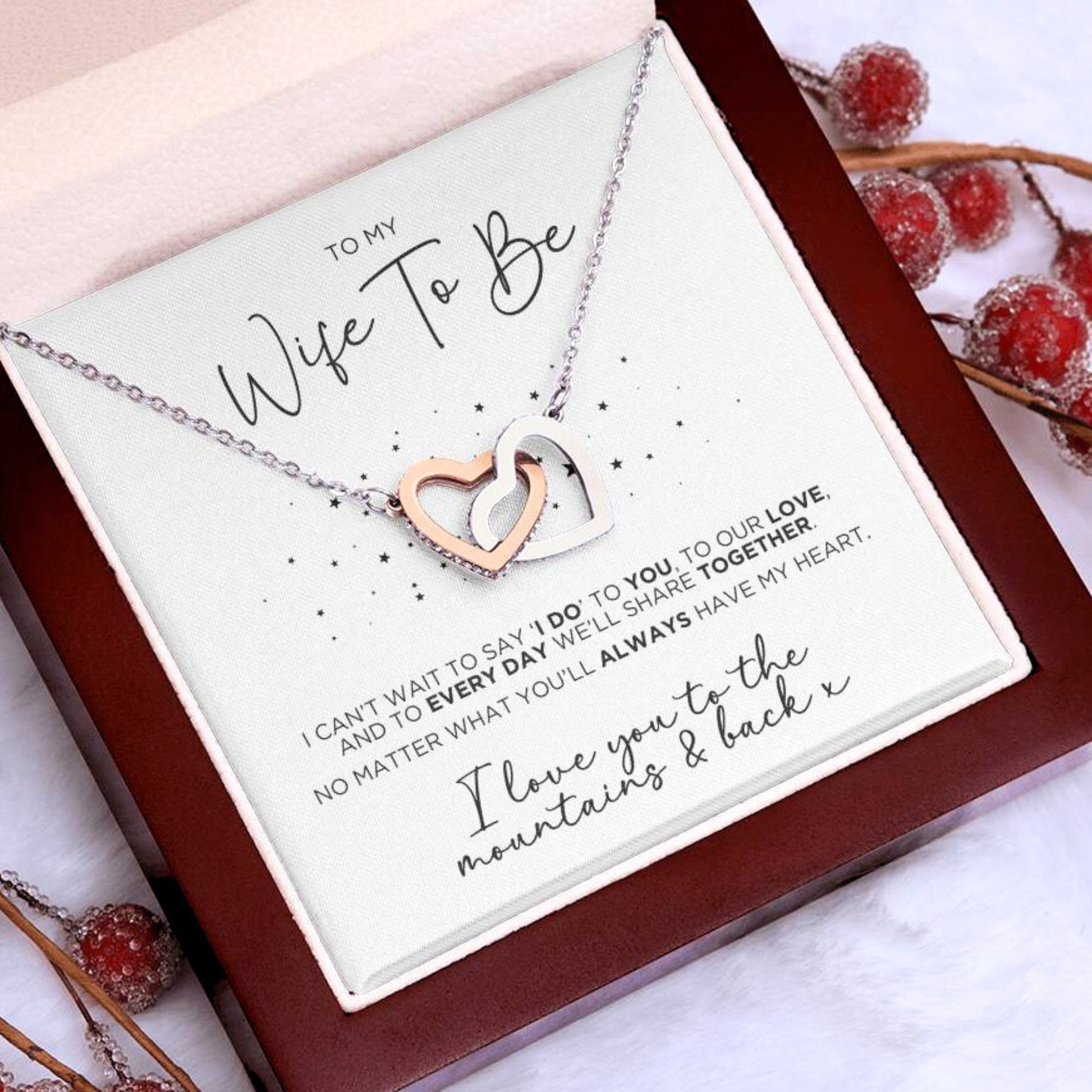 To My Wife To Be I Do Necklace Gift For Fiancée - The Outlander Gifts