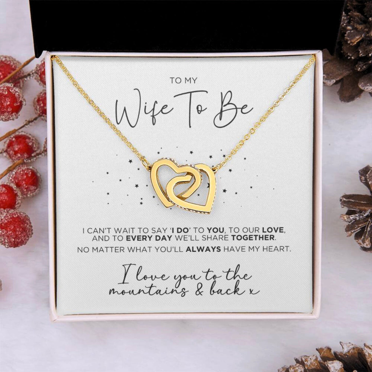 To My Wife To Be I Do Necklace Gift For Fiancée - The Outlander Gifts